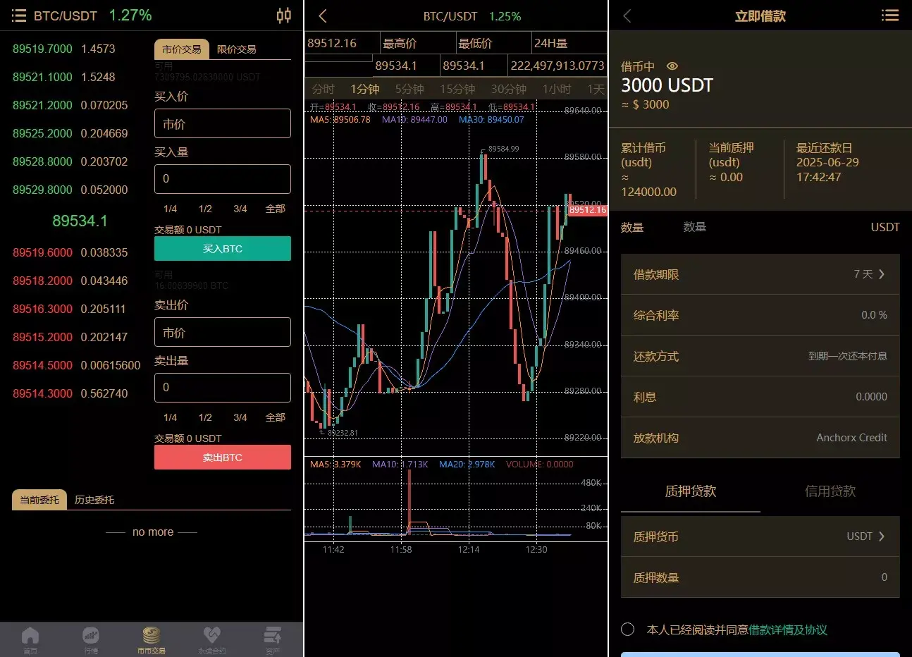 【AnchorX交易所】多语言交易所+币币交易+期权合约+永续合约+新币申购+矿机理财+C2C+前端UNIAPP - 图2