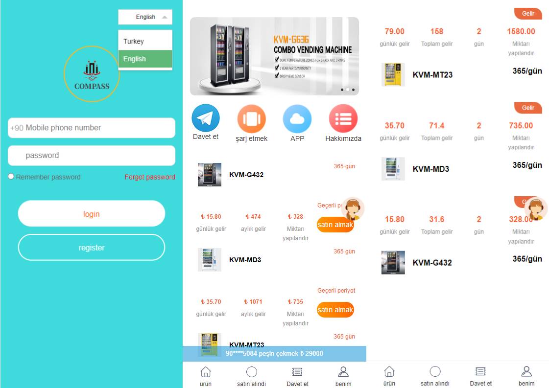 海外版理财分红系统/共享投资源码/充值赠送/注册红包/三级代理 - 图1