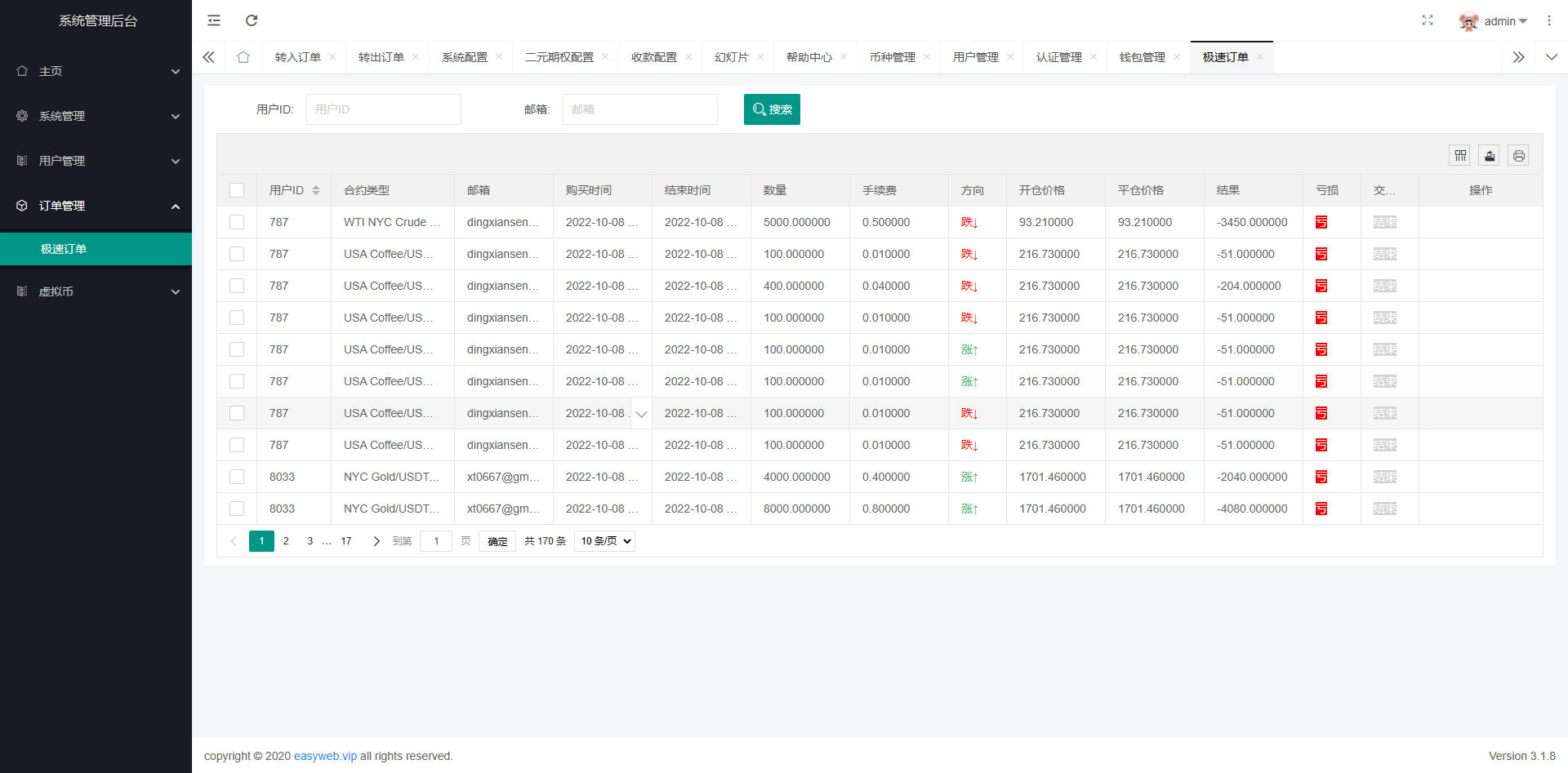多语言微交易源码,微盘源码/微盘微交易所源码/带前端vue源码