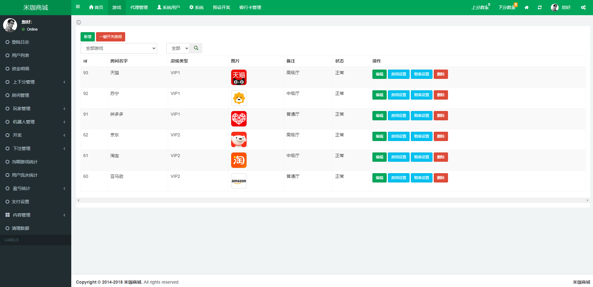 伪商城刷单系统源码/订单自动匹配系统/带预设/代理后台