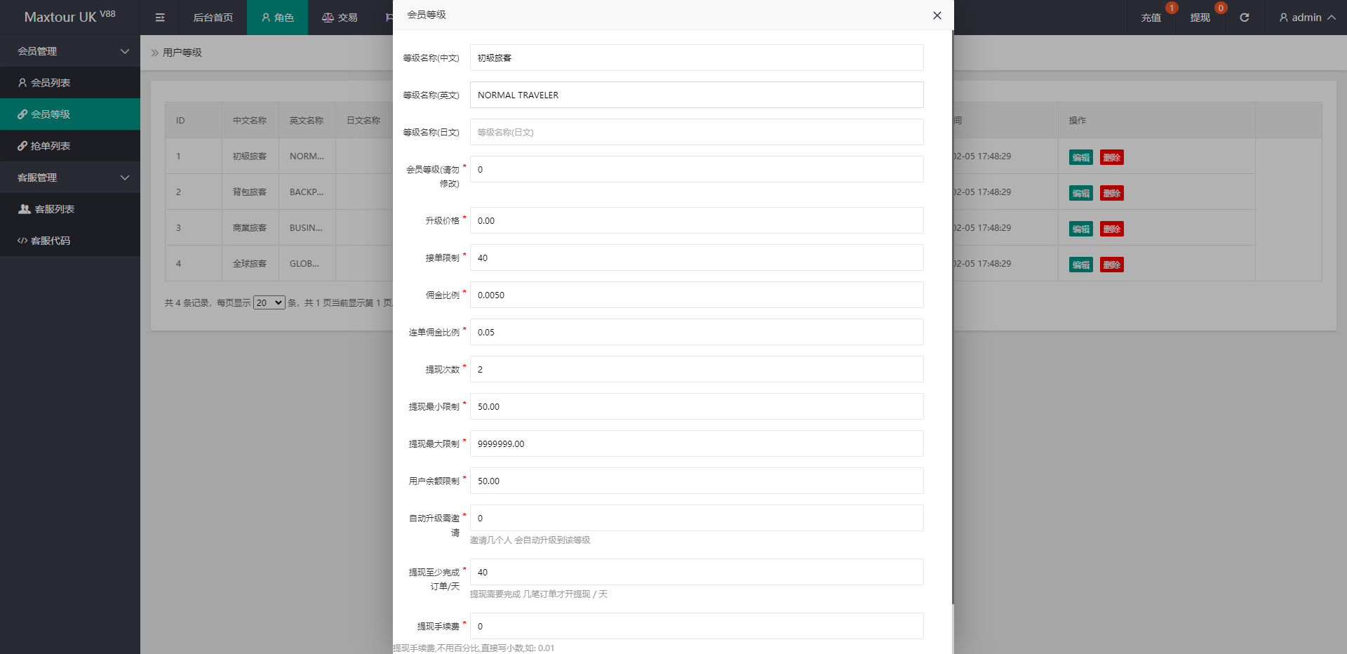 运营版海外抢单刷单系统源码/旅游版刷单/订单自动匹配系统