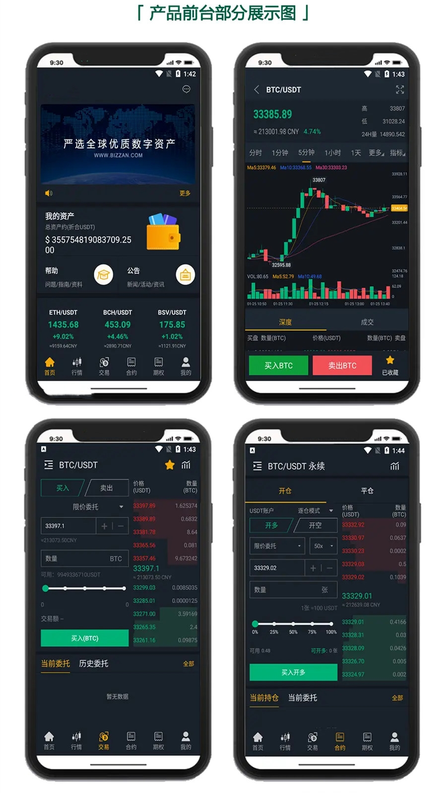 Java交易所源码/Java原生交易所源码 支持 ios +安卓 +web 永续 期权