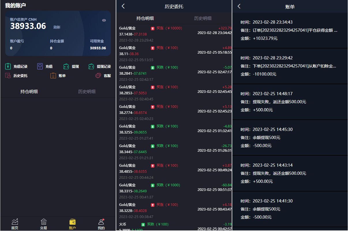 外汇+微交易微盘源码,数字资产交易所,前端uniapp开发k线完好,微盘微交易源码