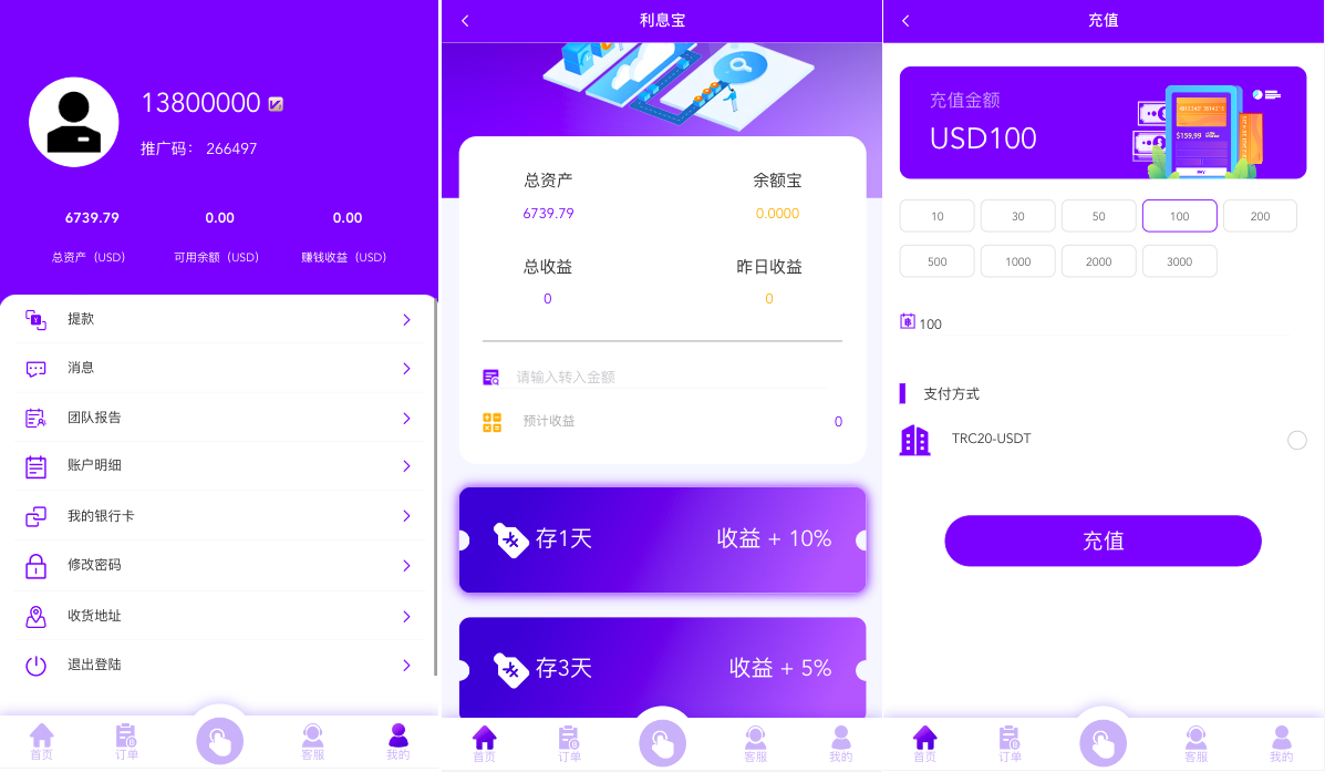 多语言海外抢单刷单源码/打针/叠加组//前端vue/订单自动匹配系统 - 图4