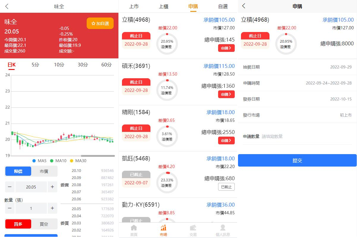 黑色版uinapp股票配资源码/台湾股票系统/申购折扣交易系统 - 图2