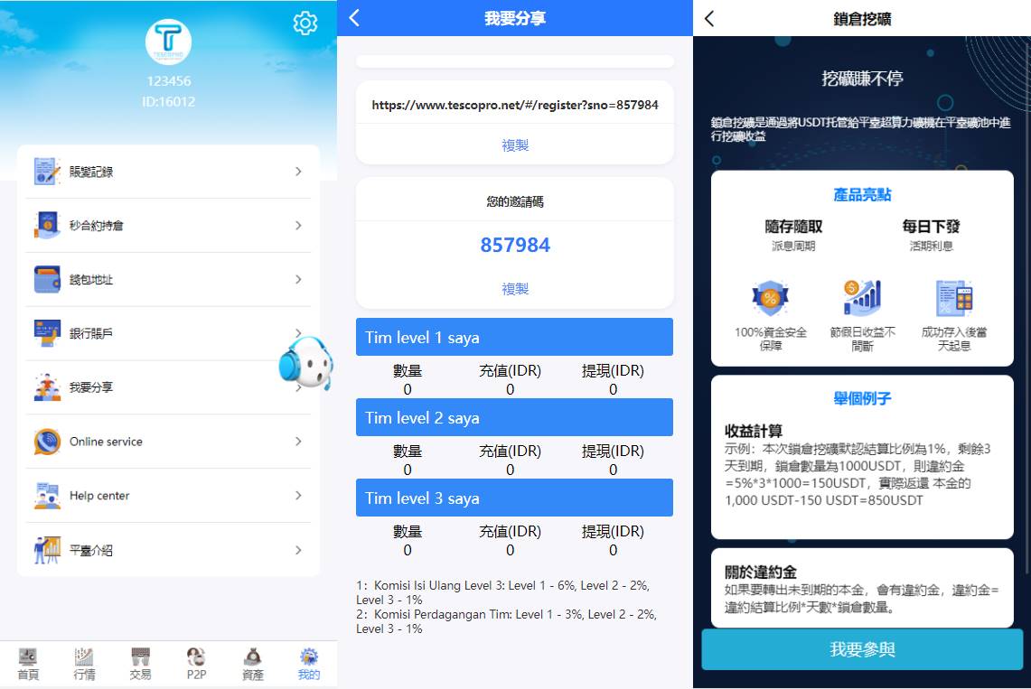新版多语言交易所系统/秒合约币币交易/P2P理财派单抢单 - 图6