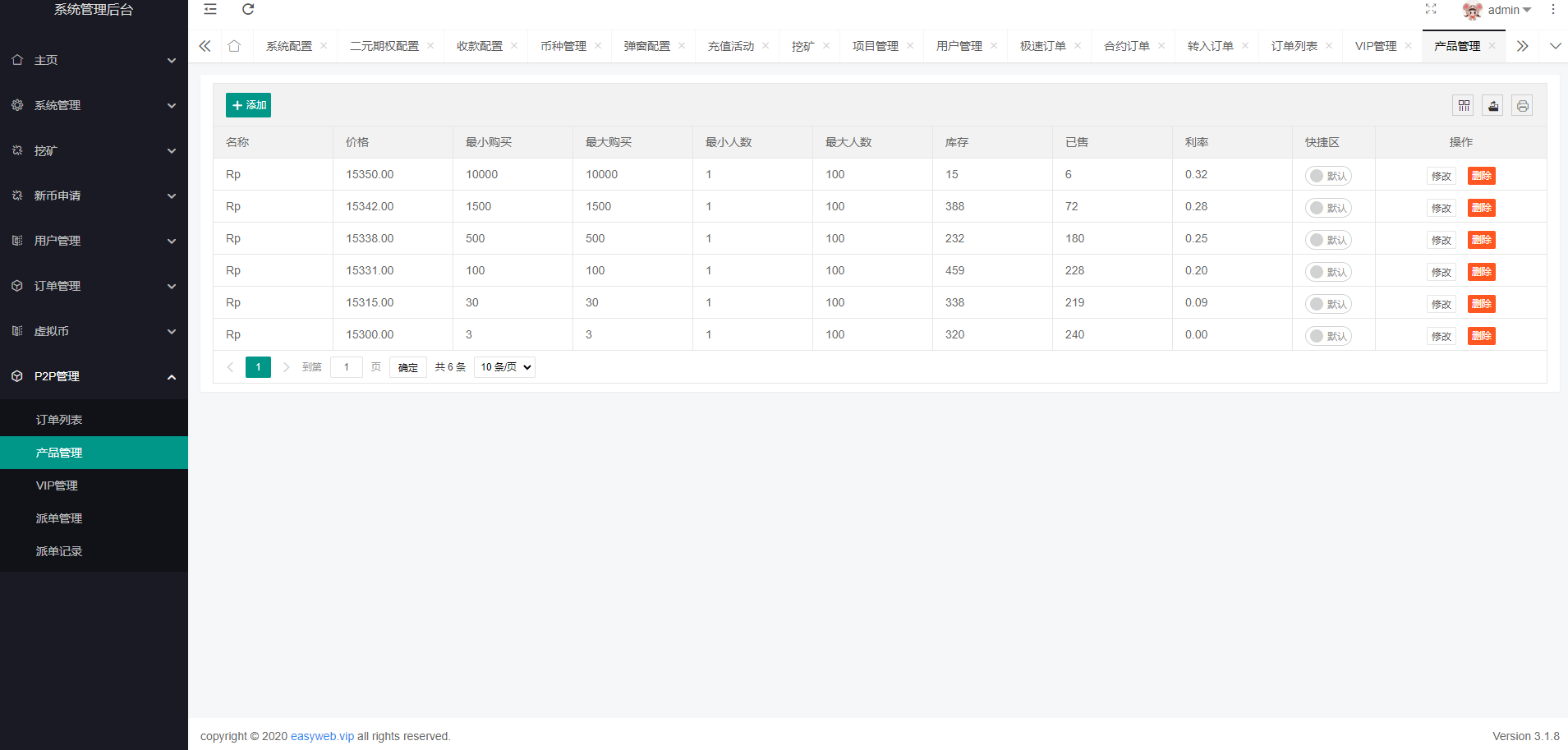 新版多语言交易所系统/秒合约币币交易/P2P理财派单抢单 - 图18