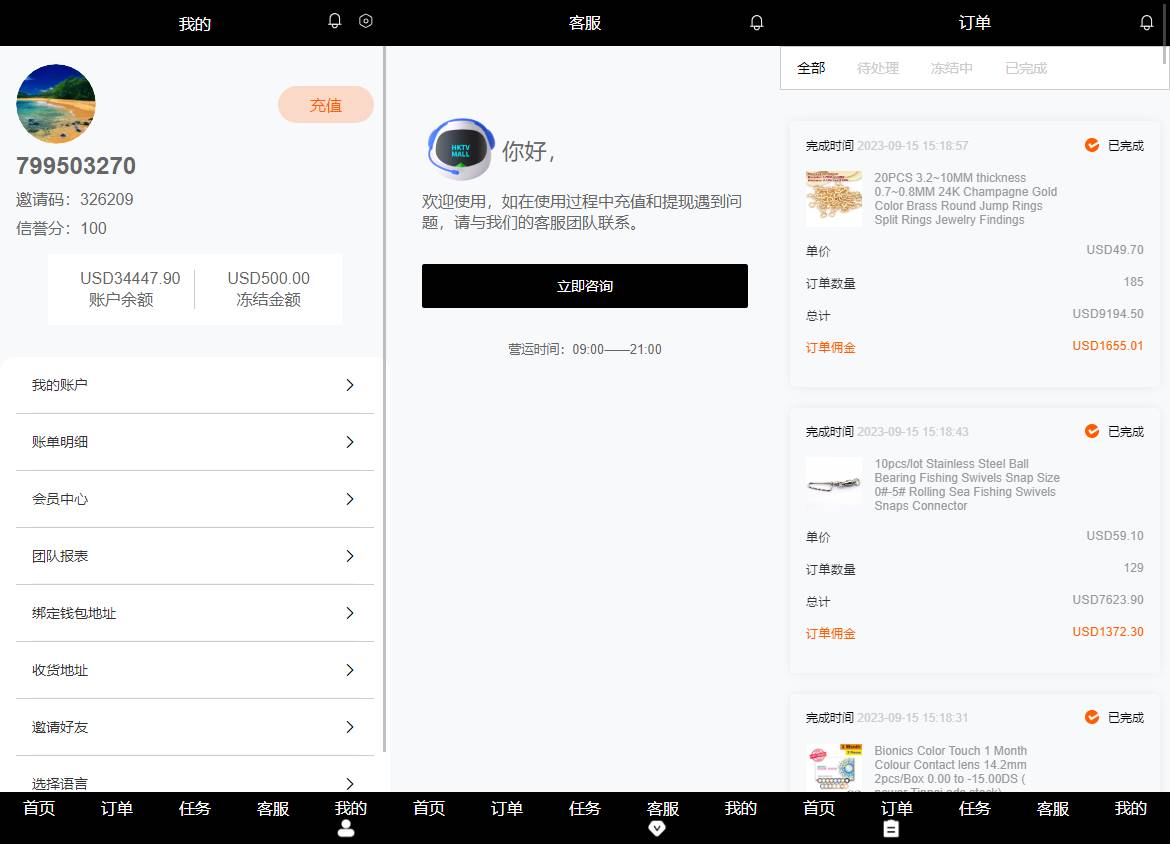 新版海外抢单刷单系统/分组杀/打针做单/订单自动匹配系统 - 图3