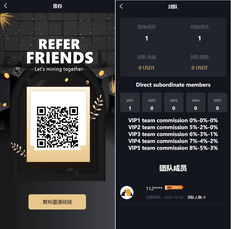 海外多语言矿机系统/区块链云矿机/云算力矿机/多级分销 - 图4