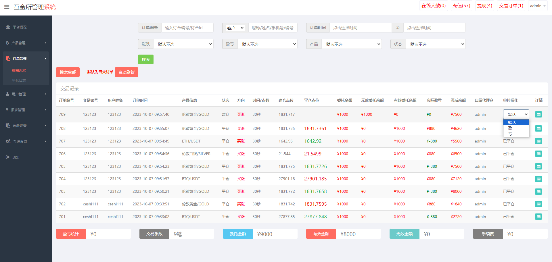 uniapp版微盘系统/虚拟币微交易系统/伪交易所系统