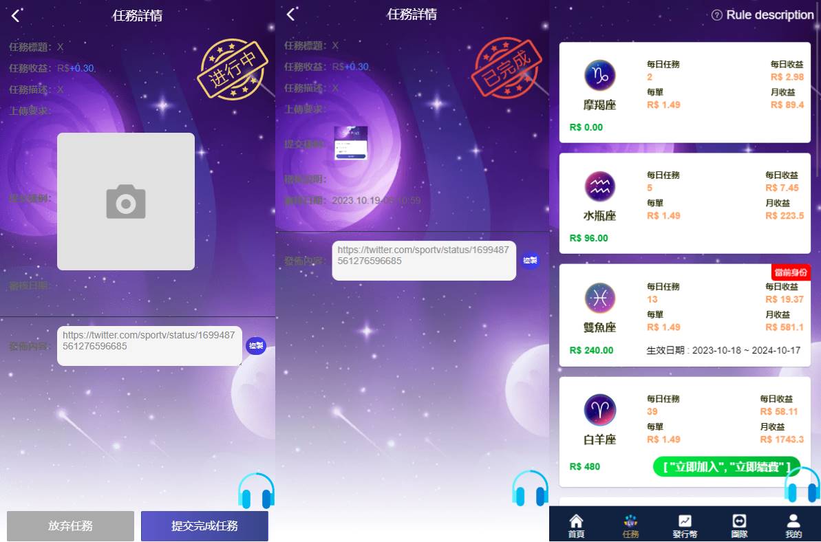 二开版海外任务系统/星座投资/TIKTOK脸书任务平台 - 图3