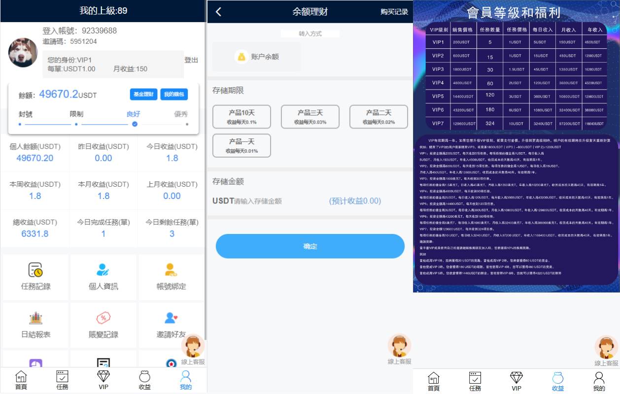 多语言海外点赞任务系统/余额宝/国际任务点赞源码