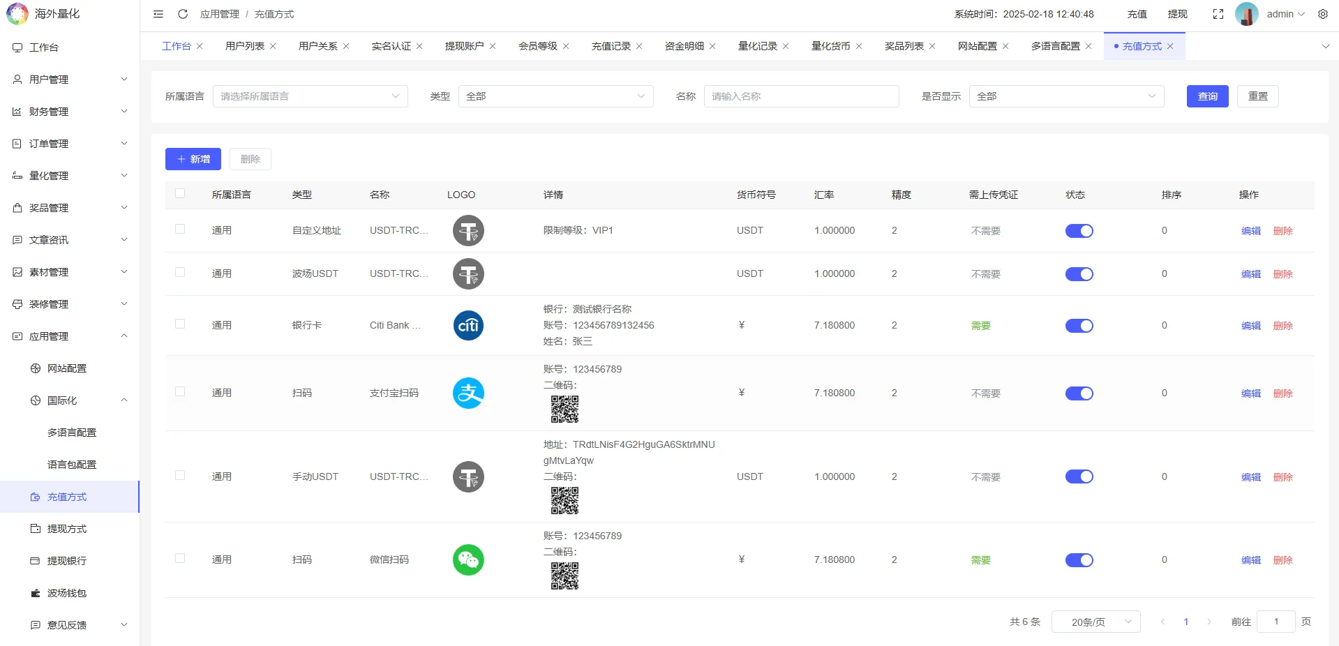 【多语言量化系统源码】USDT自动充值+三级分销合规方案 | UniApp/Vue/TP6四端分离 | 19国语系支持