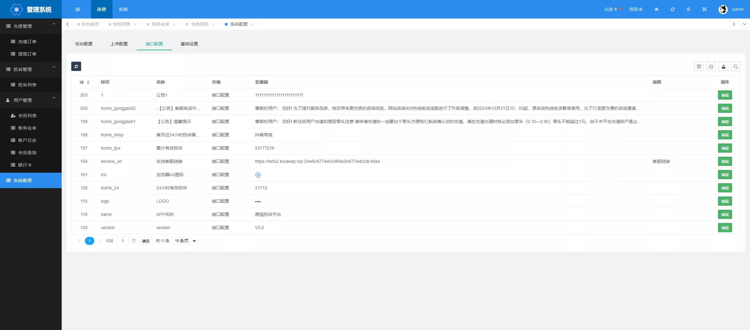 【高仿黑猫投诉平台源码】1:1高仿黑猫投诉+充值提现