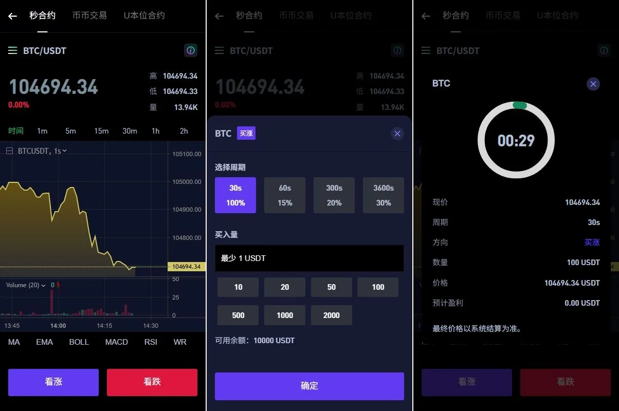 【海外多语言DAPP交易所】多语言DAPP交易所源码/海外JAVA交易所/秒合约/U本位/质押借贷