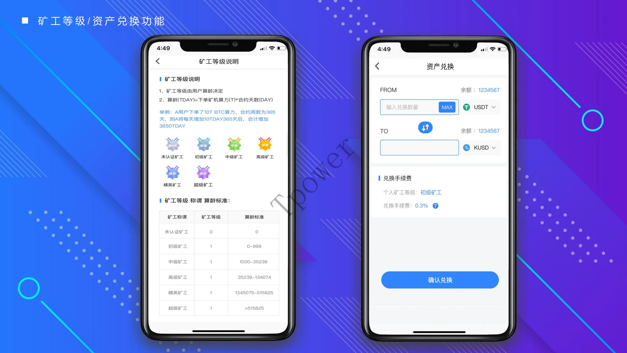Tpower云算力平台系统源码JAVA矿机源码安卓IOS双端开源源码