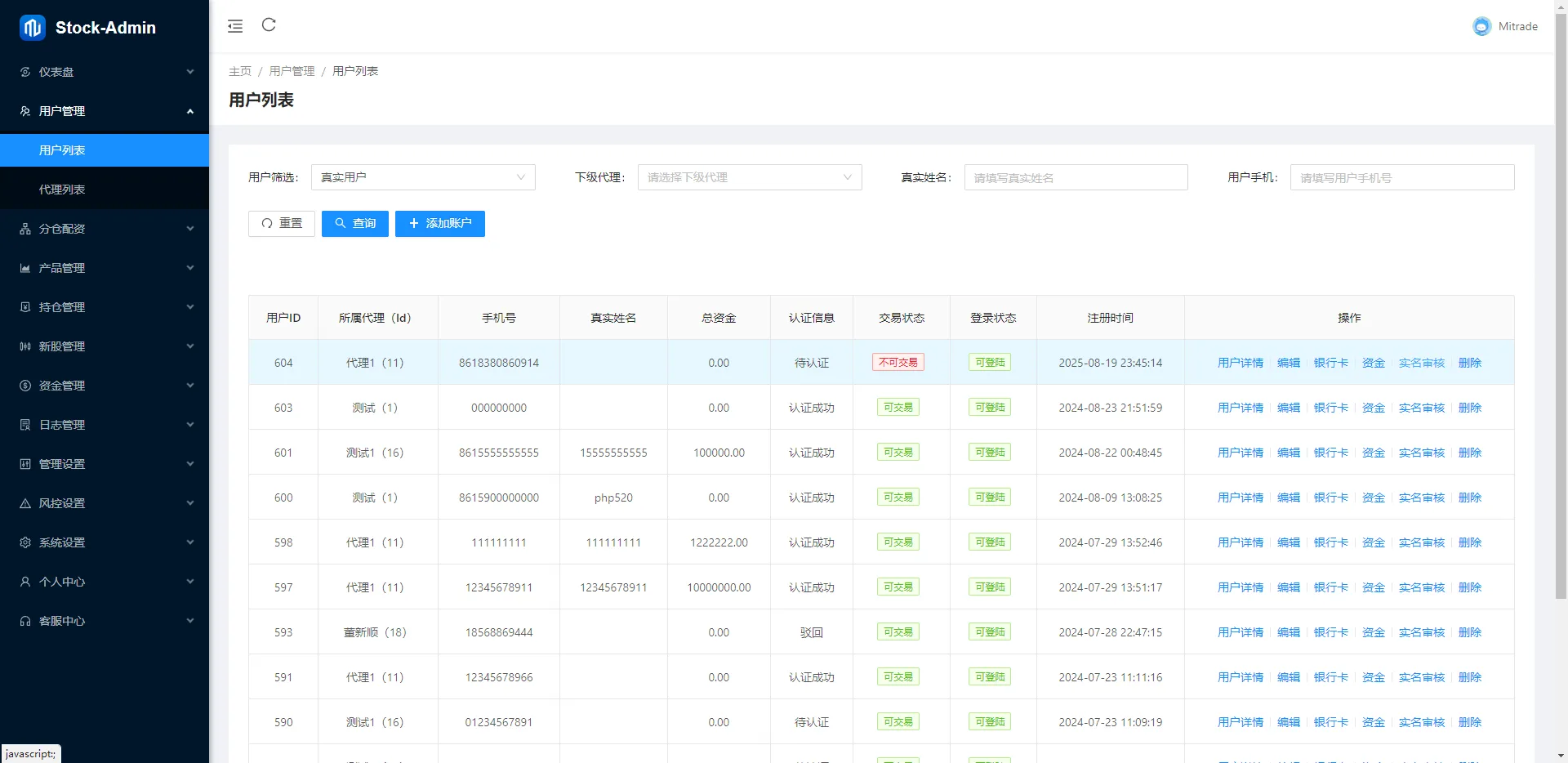 【JAVA多语言股票配资源码】A股、港股、泰股、美股、印股|前端后端代理端均为VUE,服务端JAVA海外股票源码