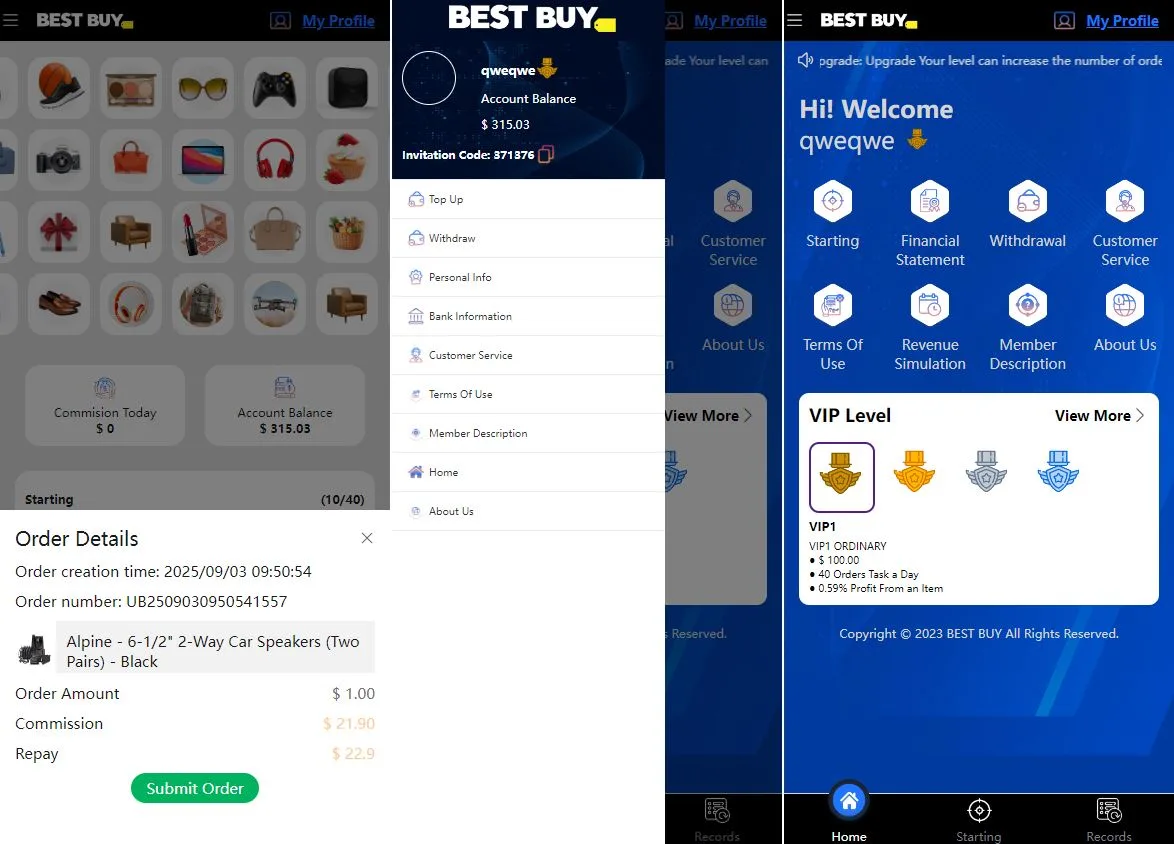 【海外多语言BEST BUY商城刷单源码】海外vue商城刷源码抢单商城源码叠加组派单后端PHP