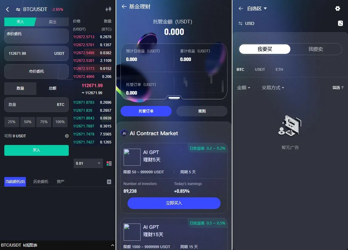 全新java带跟单综合交易所/加密货币/外汇/期货/全球股票/全开源综合交易所源码