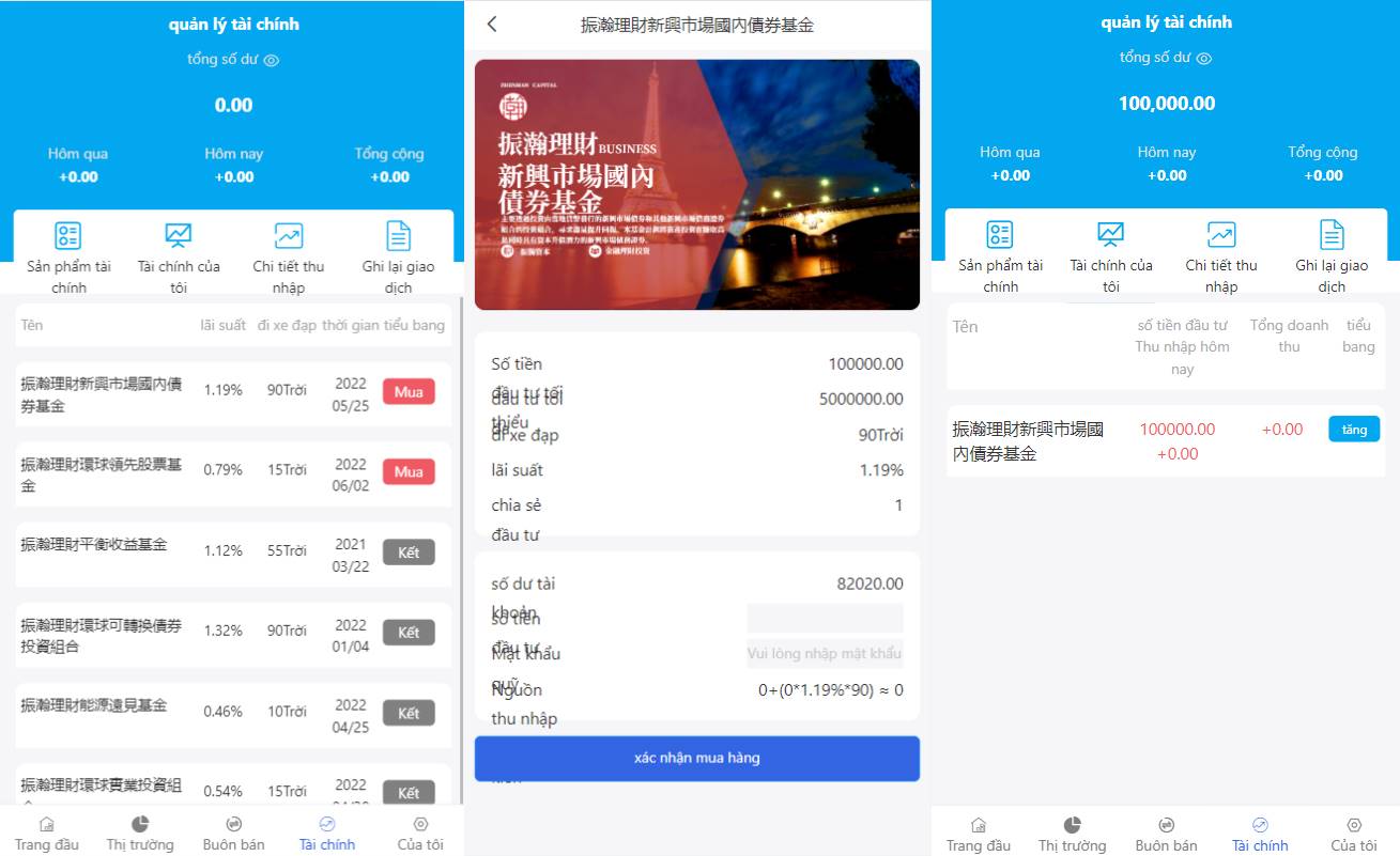 越南股票系统/海外股票基金投资系统/股票投资购买源码 - 图3