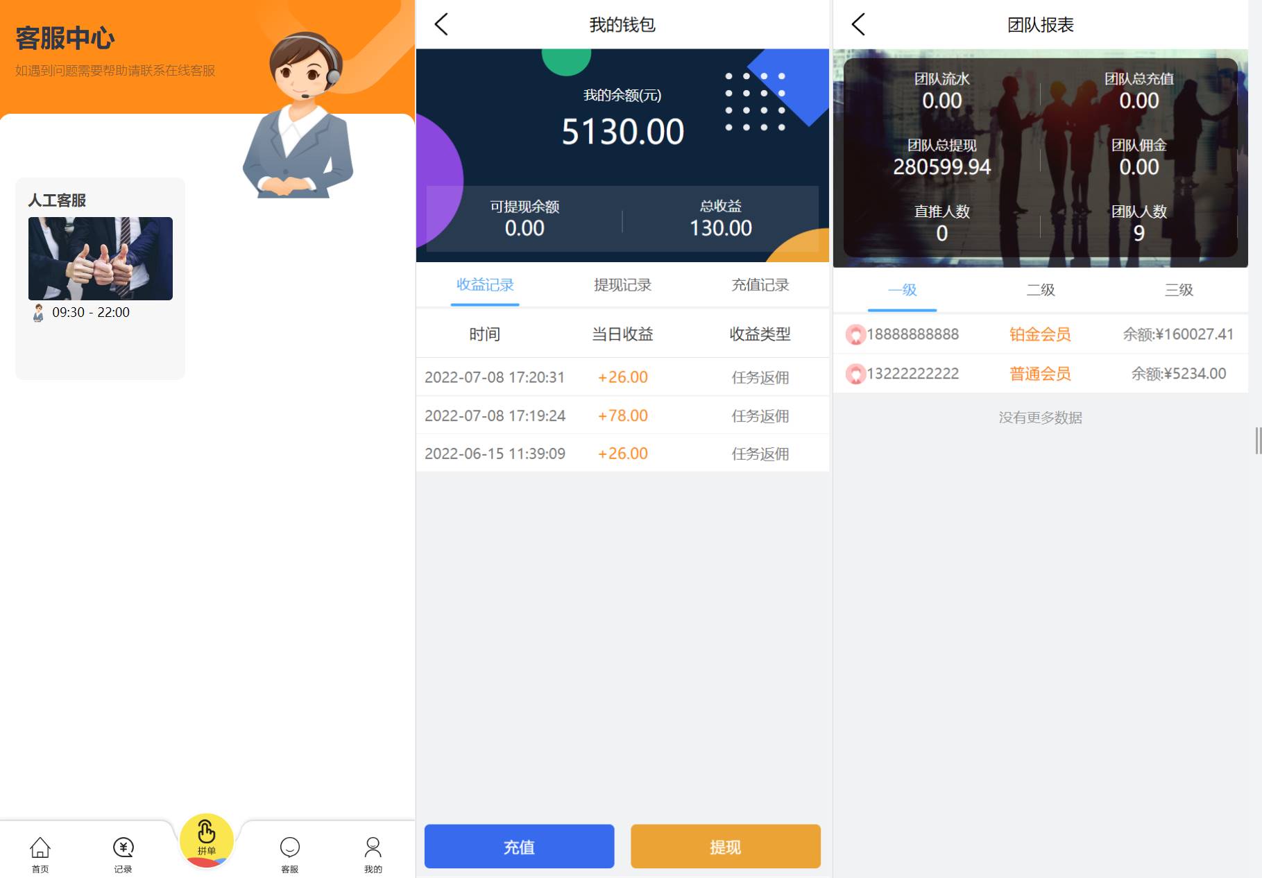 UI二开版抢单刷单源码系统/订单自动匹配系统/订单连单