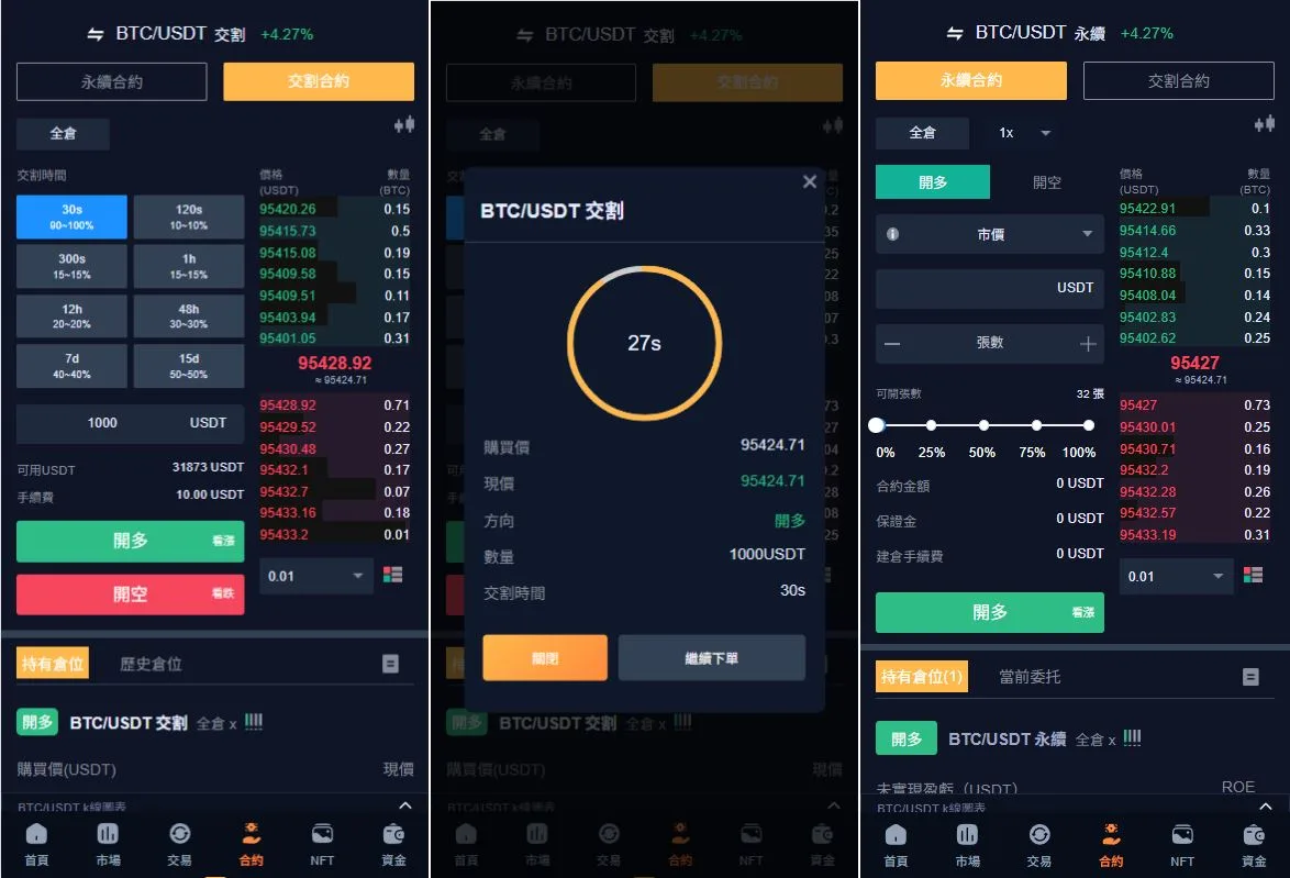 多语言交易所系统/永续合约交割合约/K线控制/C2C/借币