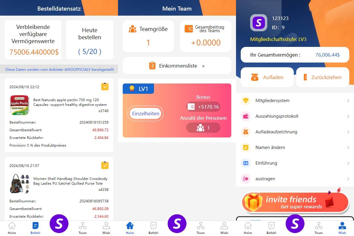 新版多语言抢单刷单系统/派单卡单/余额宝/前端uniapp
