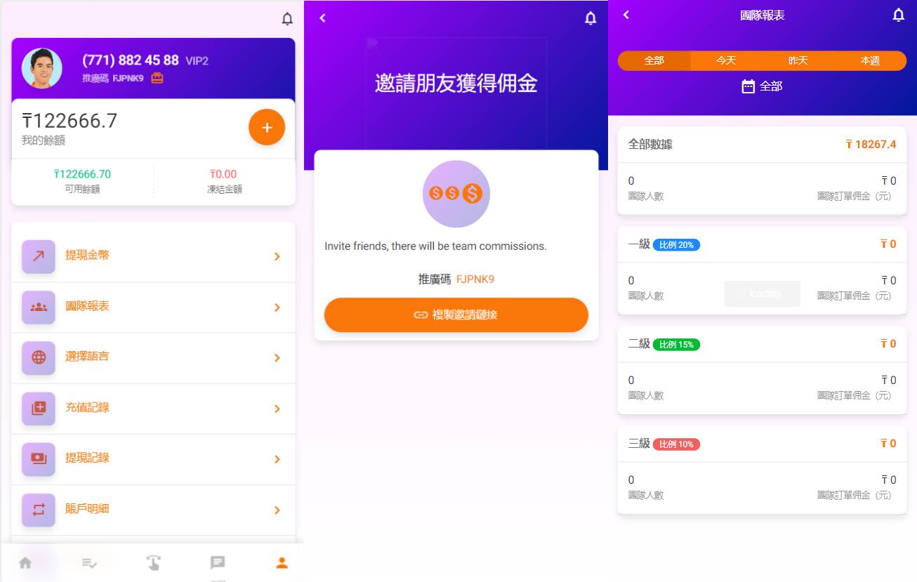 二开版海外抢单系统/在线派单连单/多语言抢单刷单源码