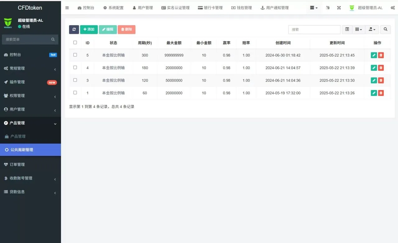 【多语言海外虚拟币微盘源码】VUE海外虚拟币微盘秒合约微盘系统源码/秒合约交易/信用分/实名 - 图11